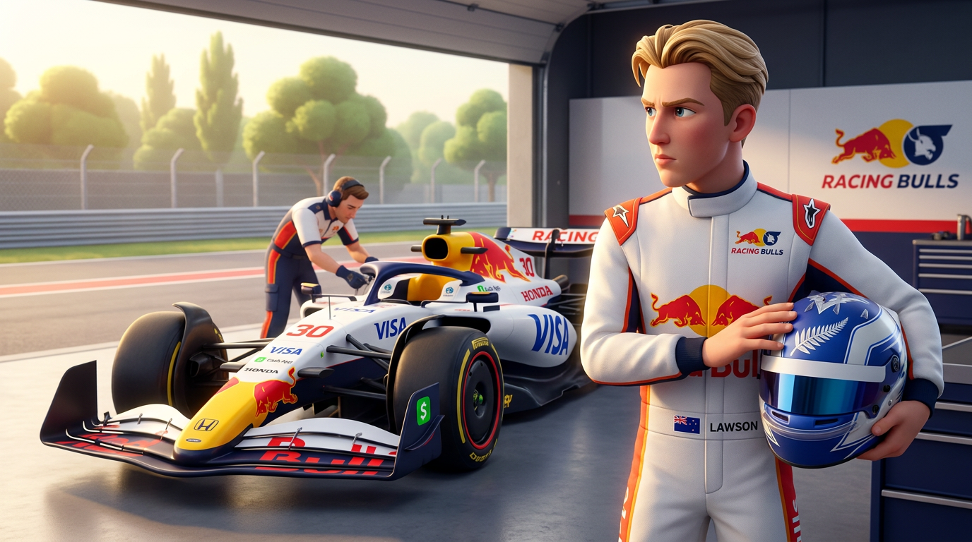 Hadjar injury keeps Lawson in Red Bull hot seat