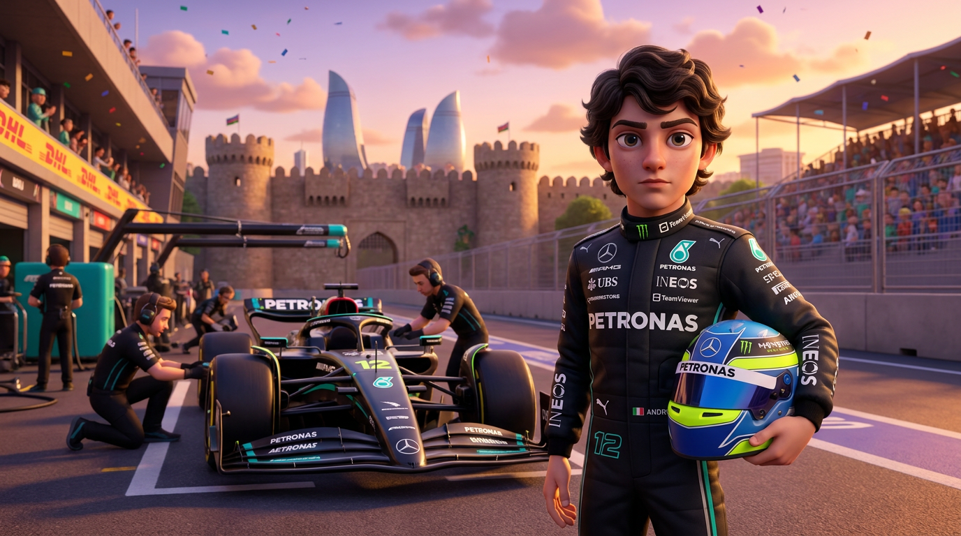 Antonelli’s cushion turns Baku into a strategy trap