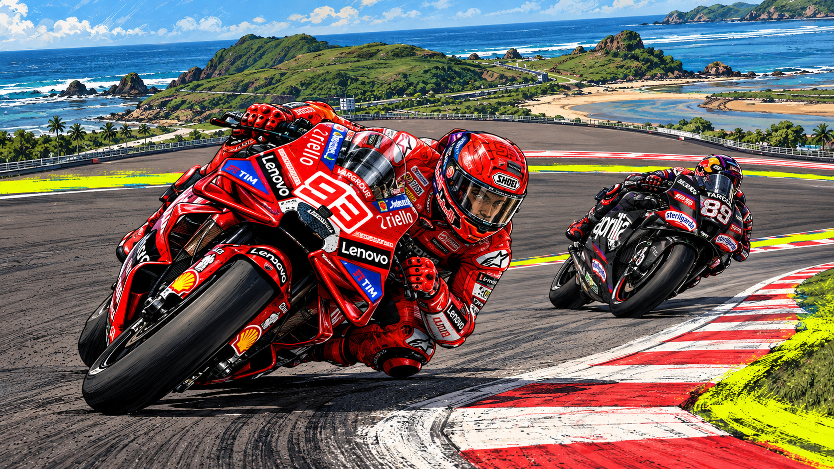 Márquez’s deficit is bigger than one lap and smaller than his title chance