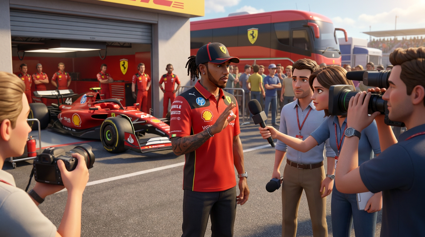 Hamilton shuts down Ferrari staffing storm