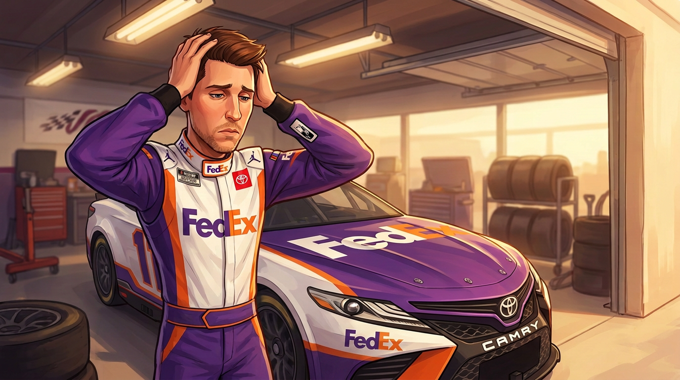 Hamlin sounds alarm as NASCAR title lead slips away