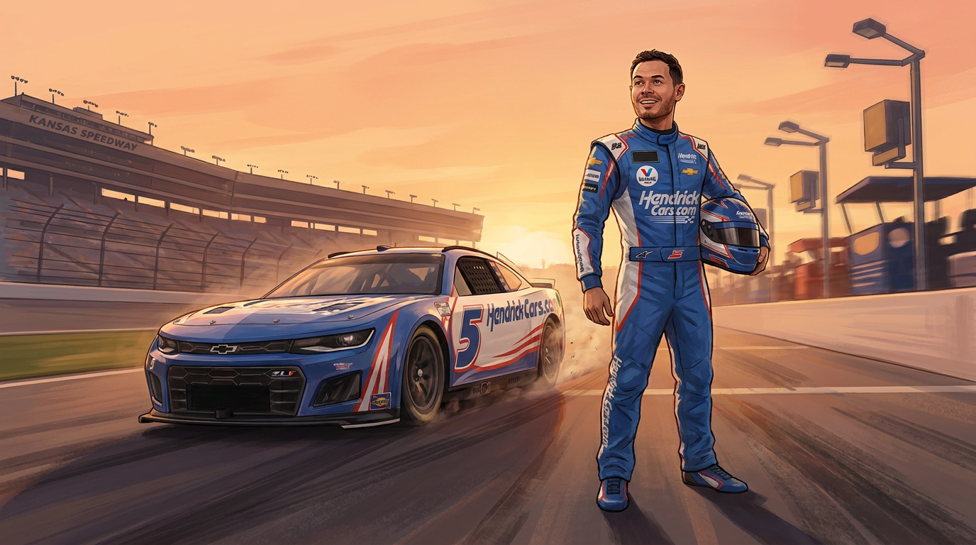 Larson’s Kansas numbers reveal a dominant technical package