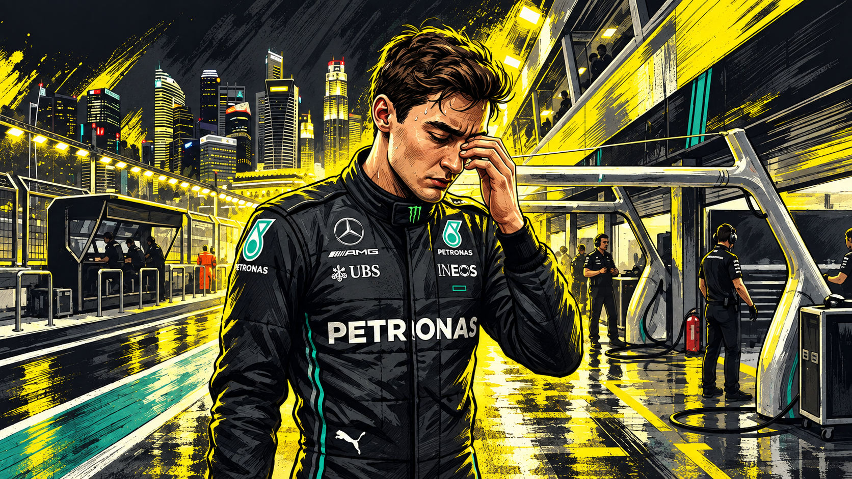 Russell penalty tightens Mercedes’ Singapore strategy trap