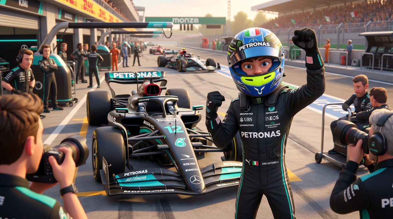 Antonelli’s Monza comeback enters Formula 1 record territory