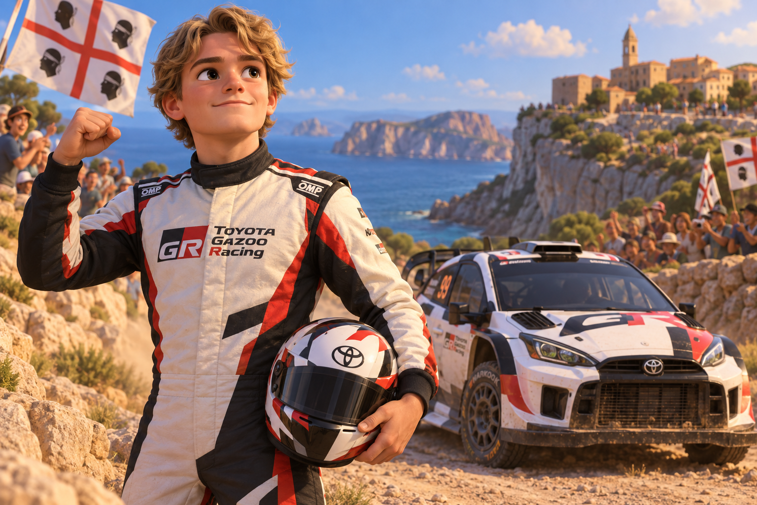 Oliver Solberg aims for WRC glory in Sardinia showdown