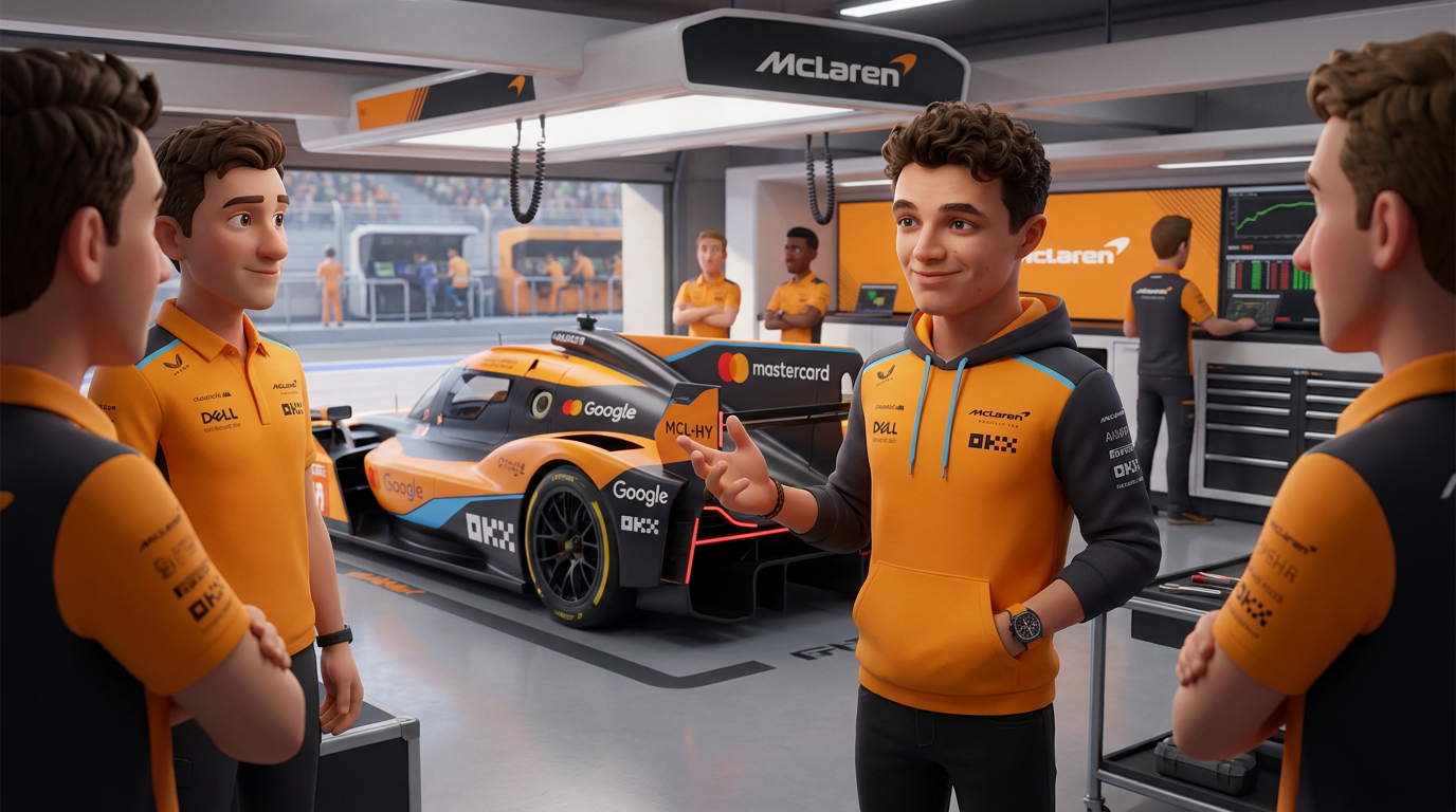 Norris swaps F1 heartbreak for McLaren hypercar test