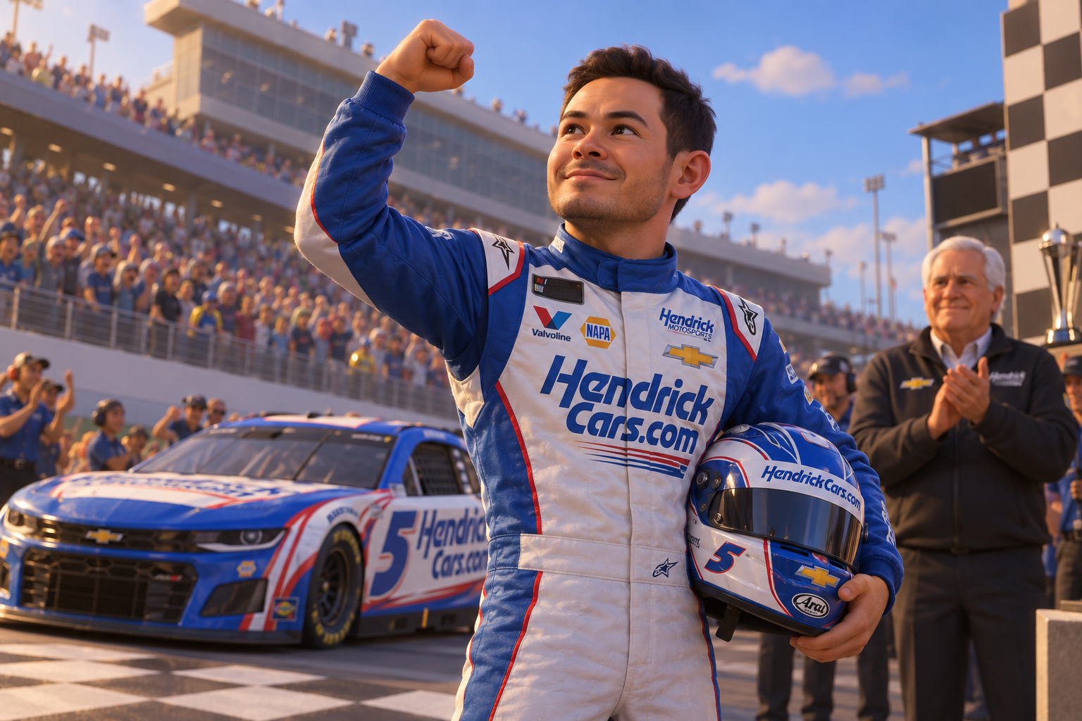 Larson’s Kansas numbers reveal a dominant technical package
