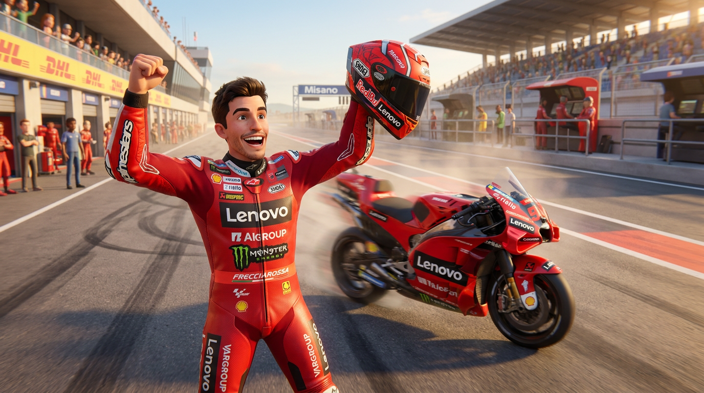 Marc Marquez wins San Marino GP, takes championship lead