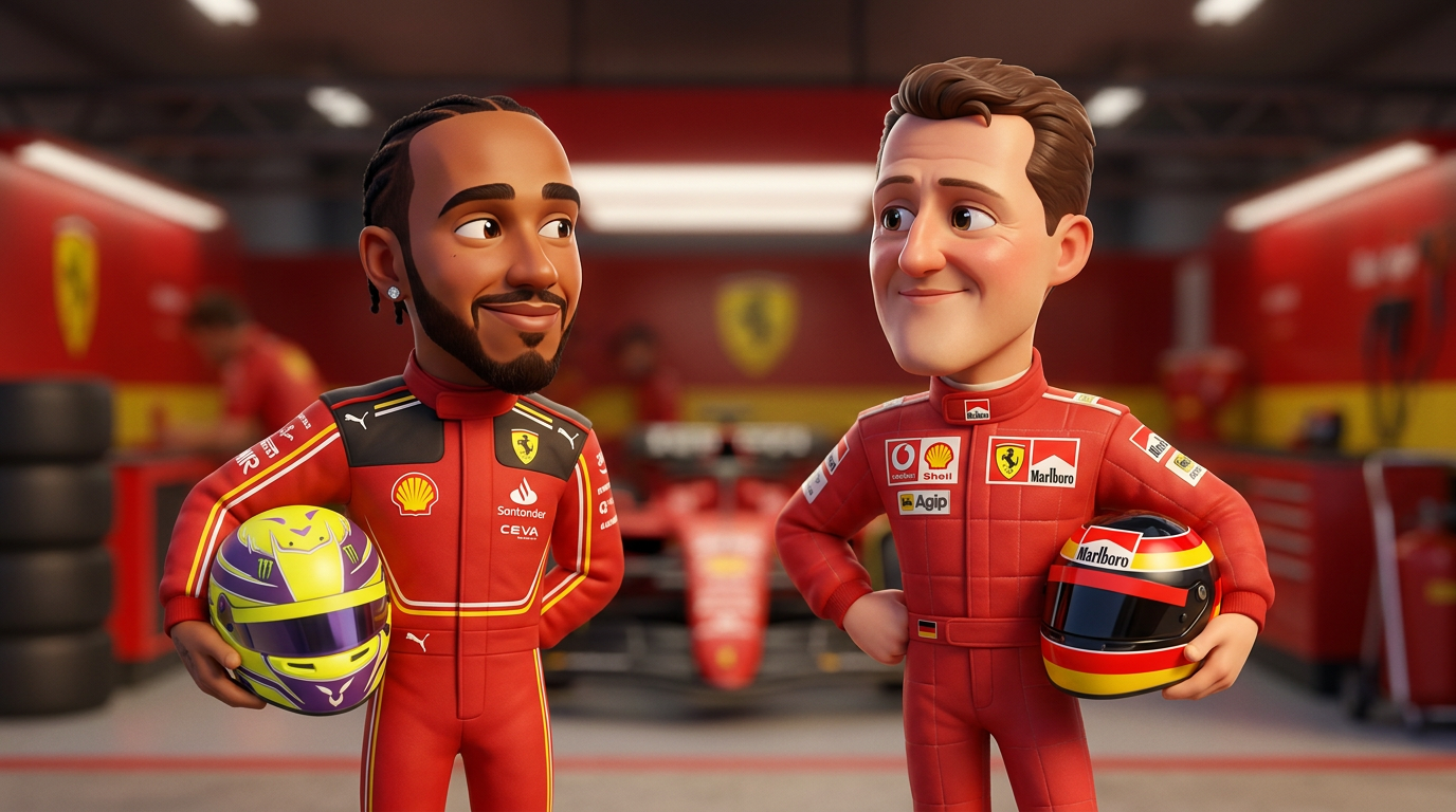 Hamilton-Schumacher comparison gains fresh Ferrari context