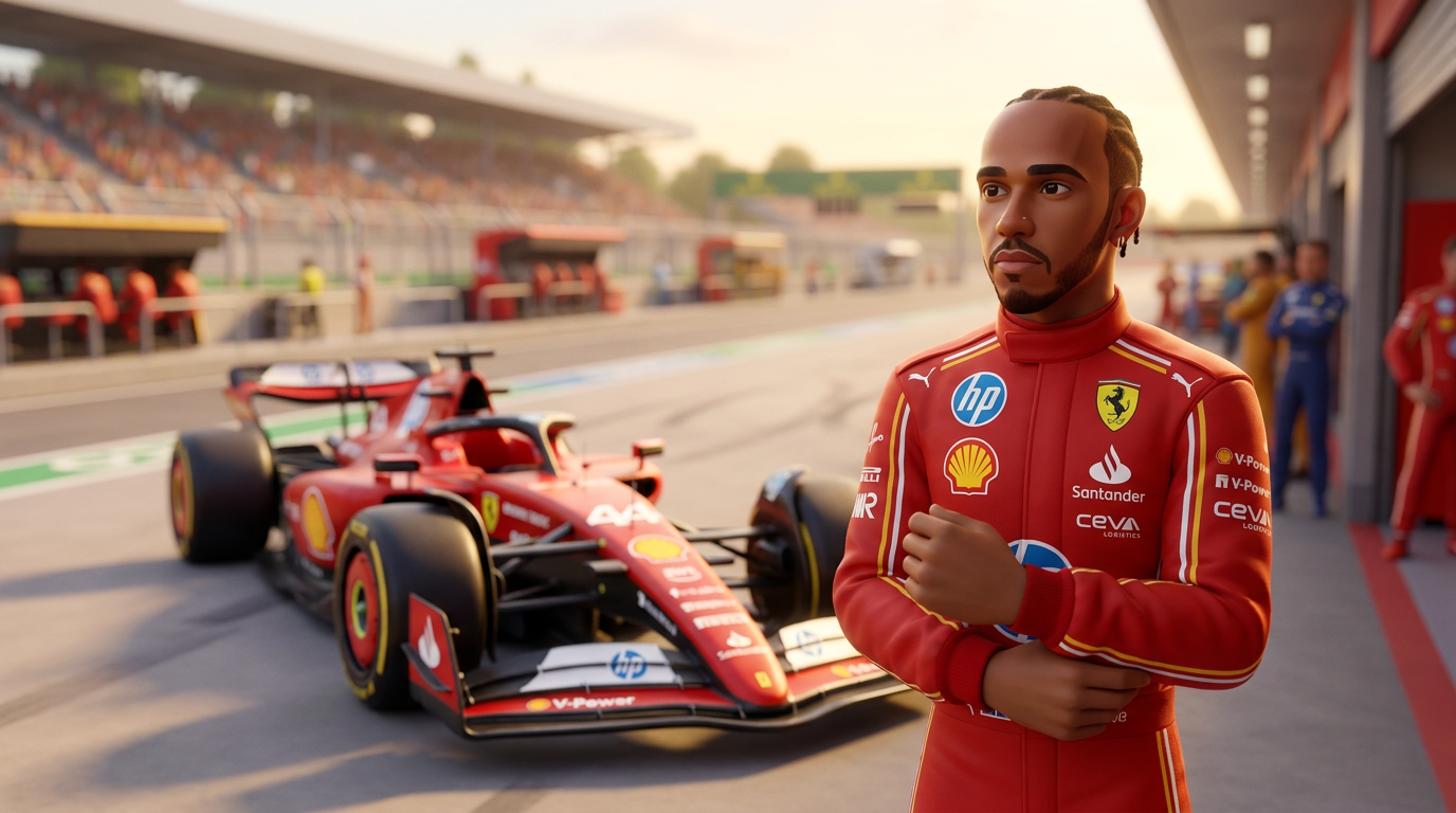 Hamilton targets a Ferrari first at Monza