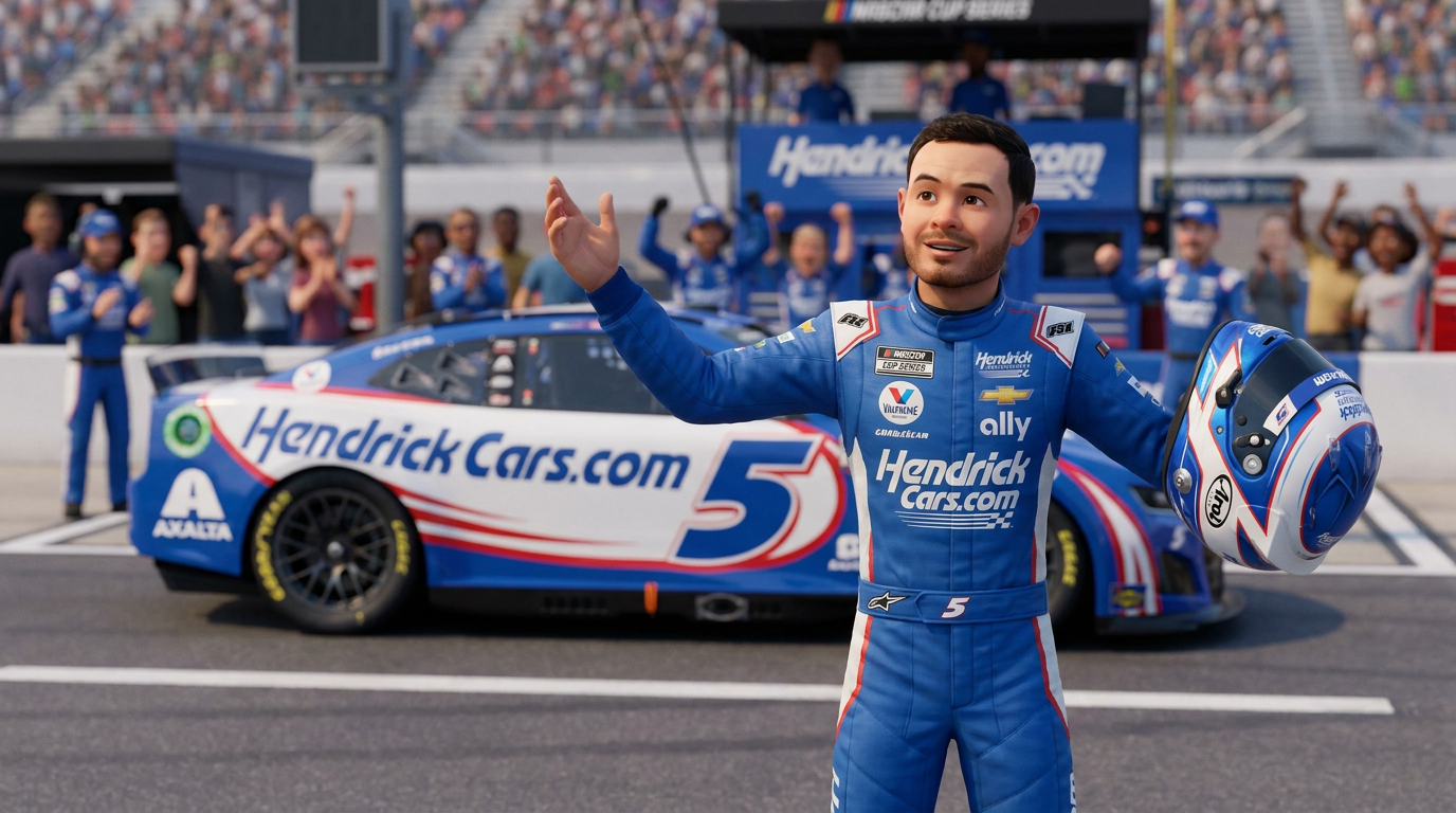 Larson snaps 51-race drought in Gateway Chase thriller