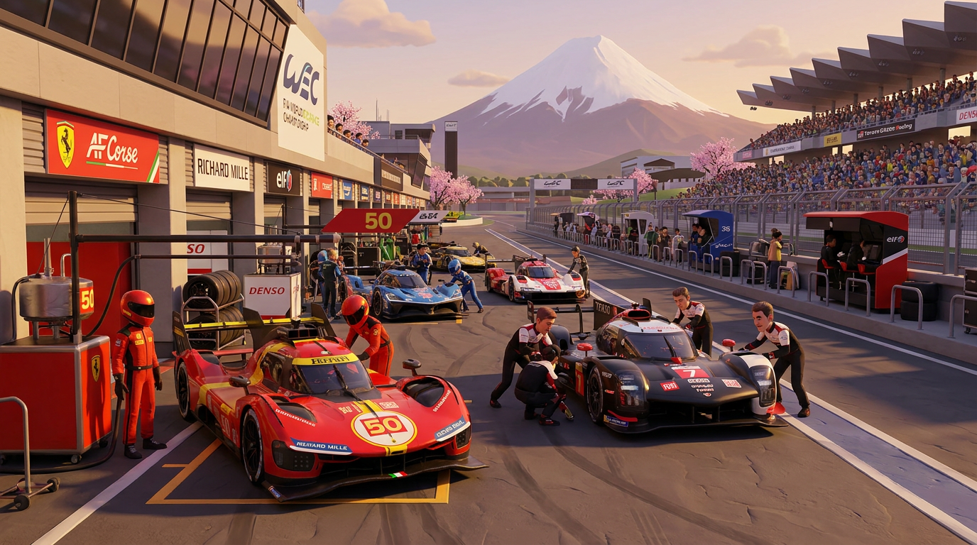 Fuji entry list locks in WEC’s next showdown