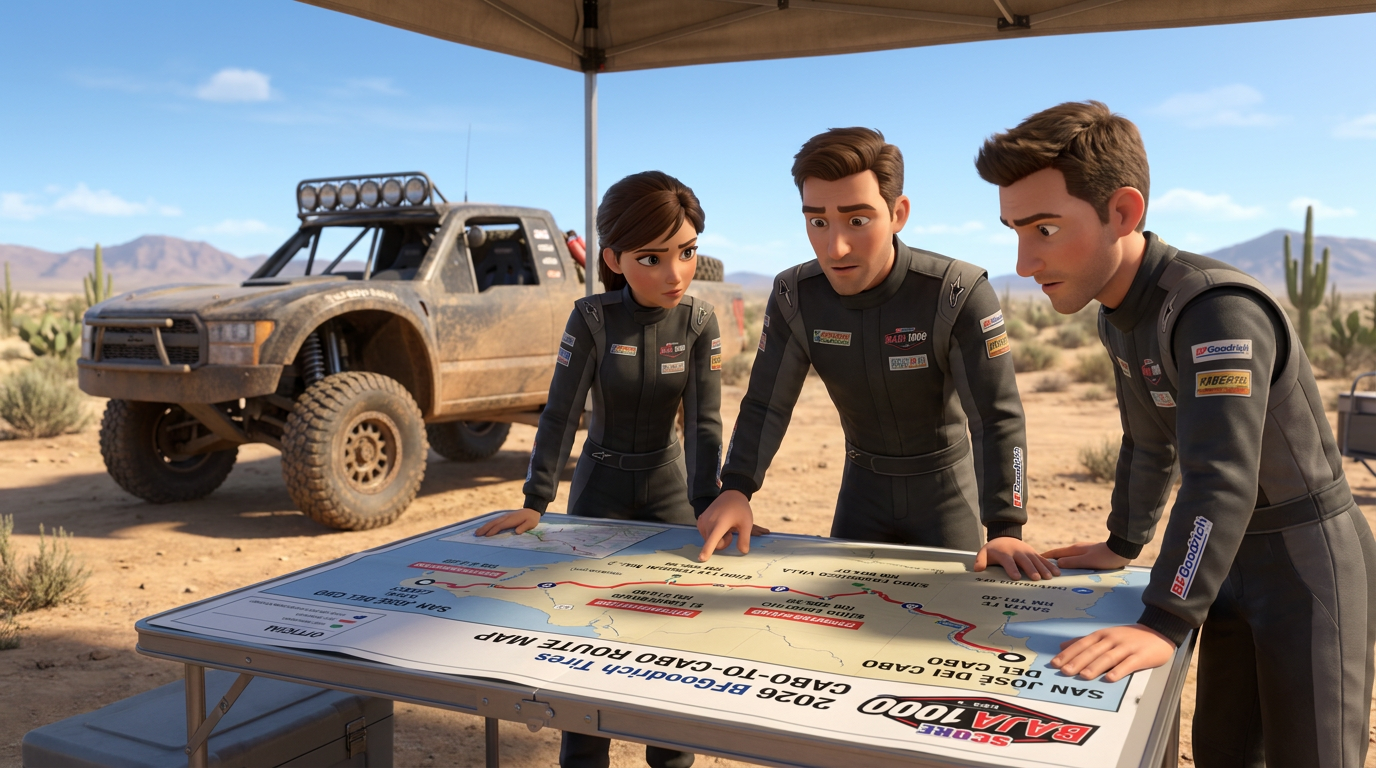 Baja 1000 course reveal resets the finale challenge