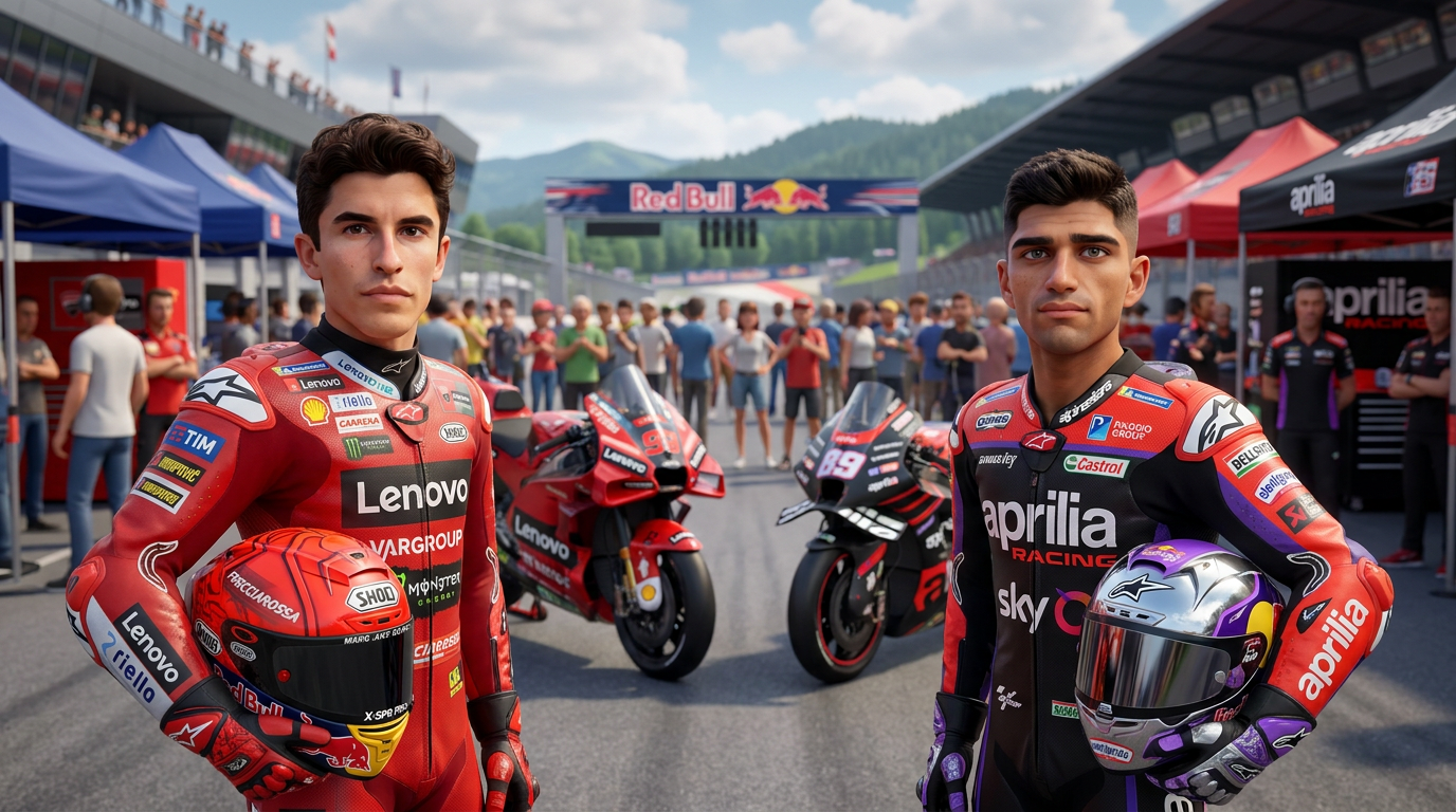 MotoGP’s tied title fight hits an uneasy Austria