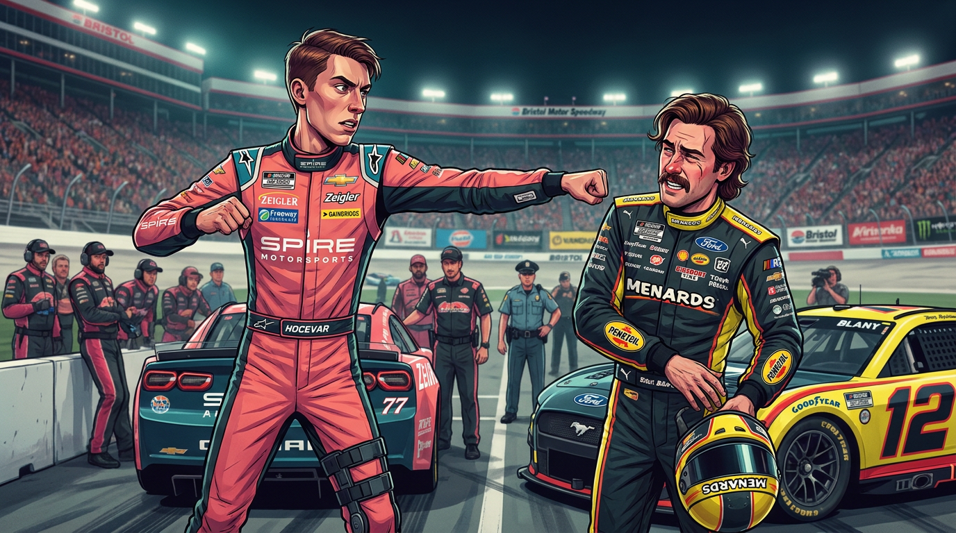 Bristol punch leaves Hocevar in NASCAR spotlight