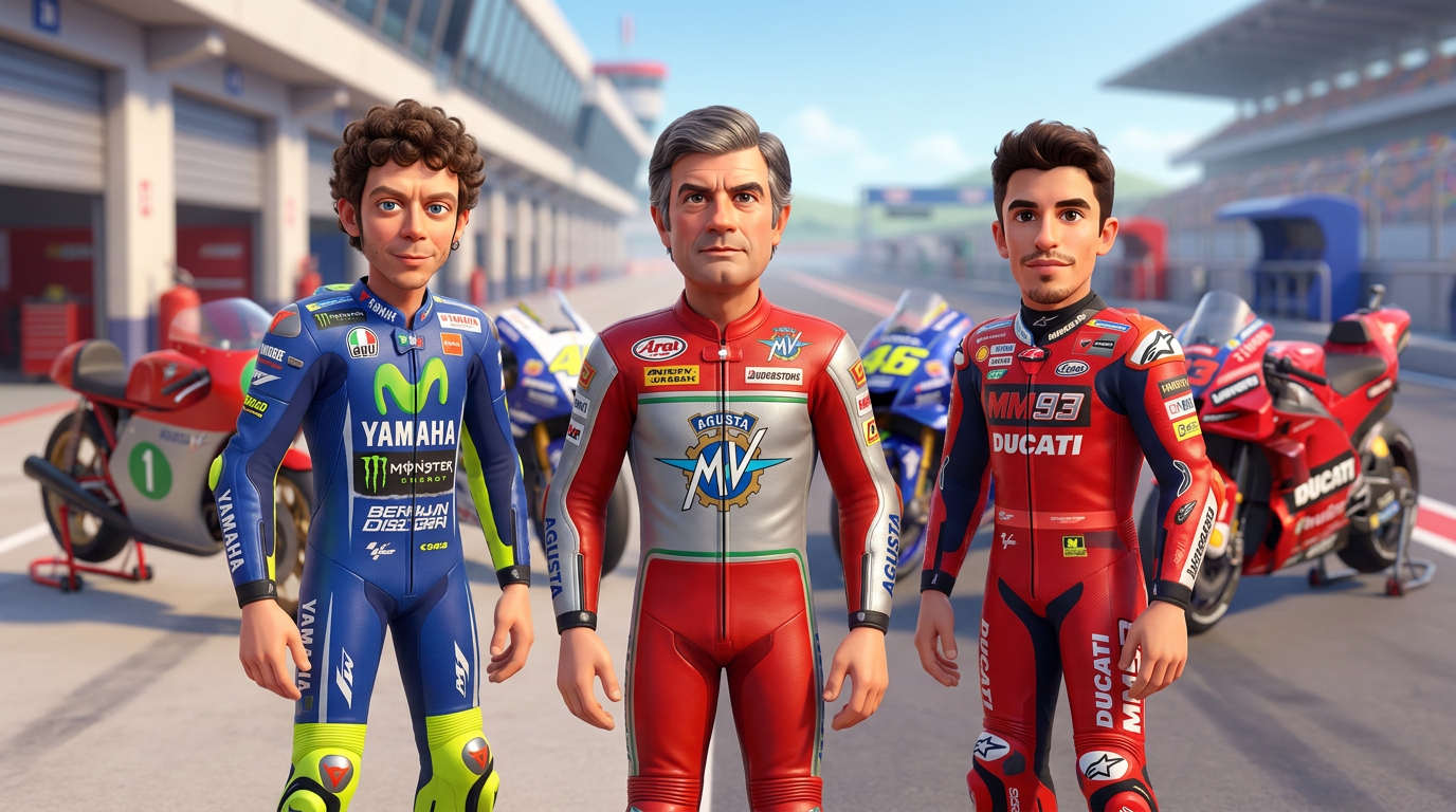 Agostini, Rossi and Márquez split MotoGP’s greatest records