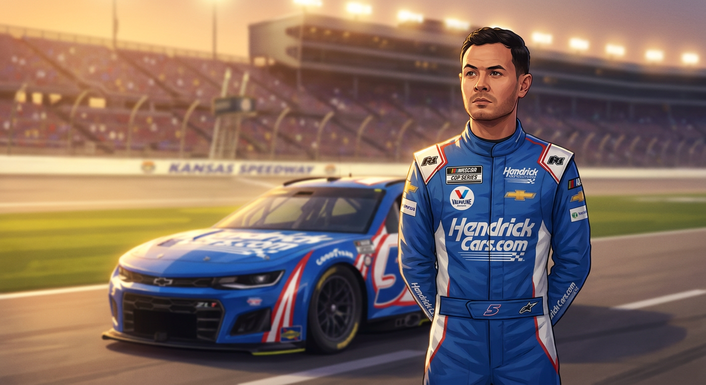 Larson’s Kansas data shows a championship car evolving