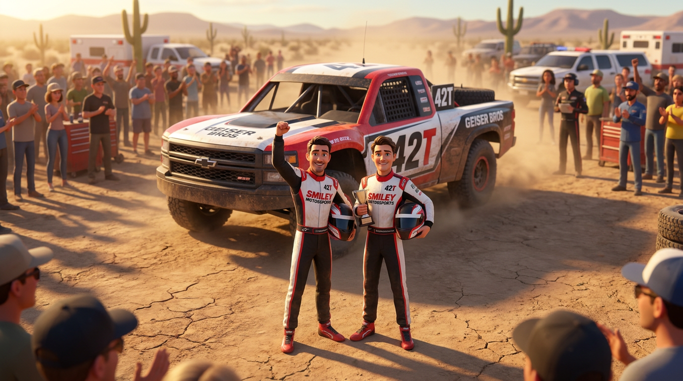 Gaunt brothers break through in Baja 400 2WD fight