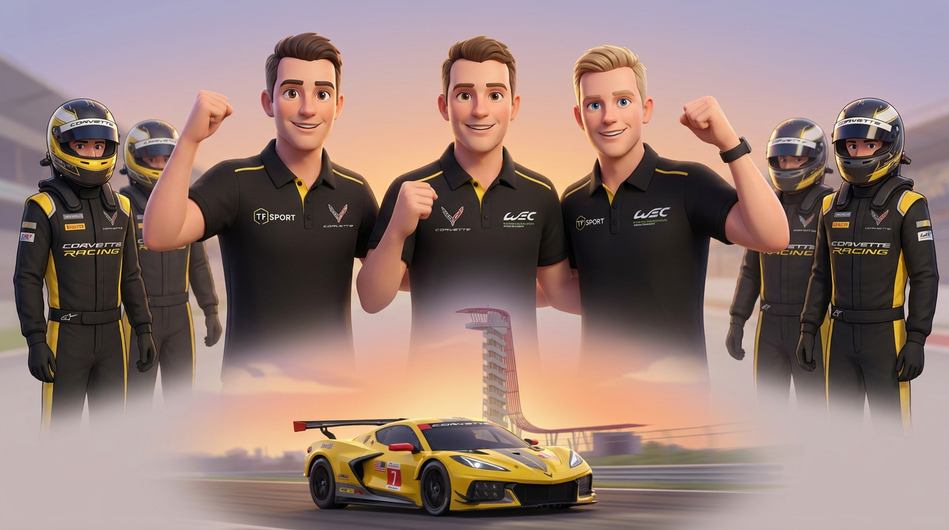 Corvette trio seize control of WEC’s LMGT3 fight