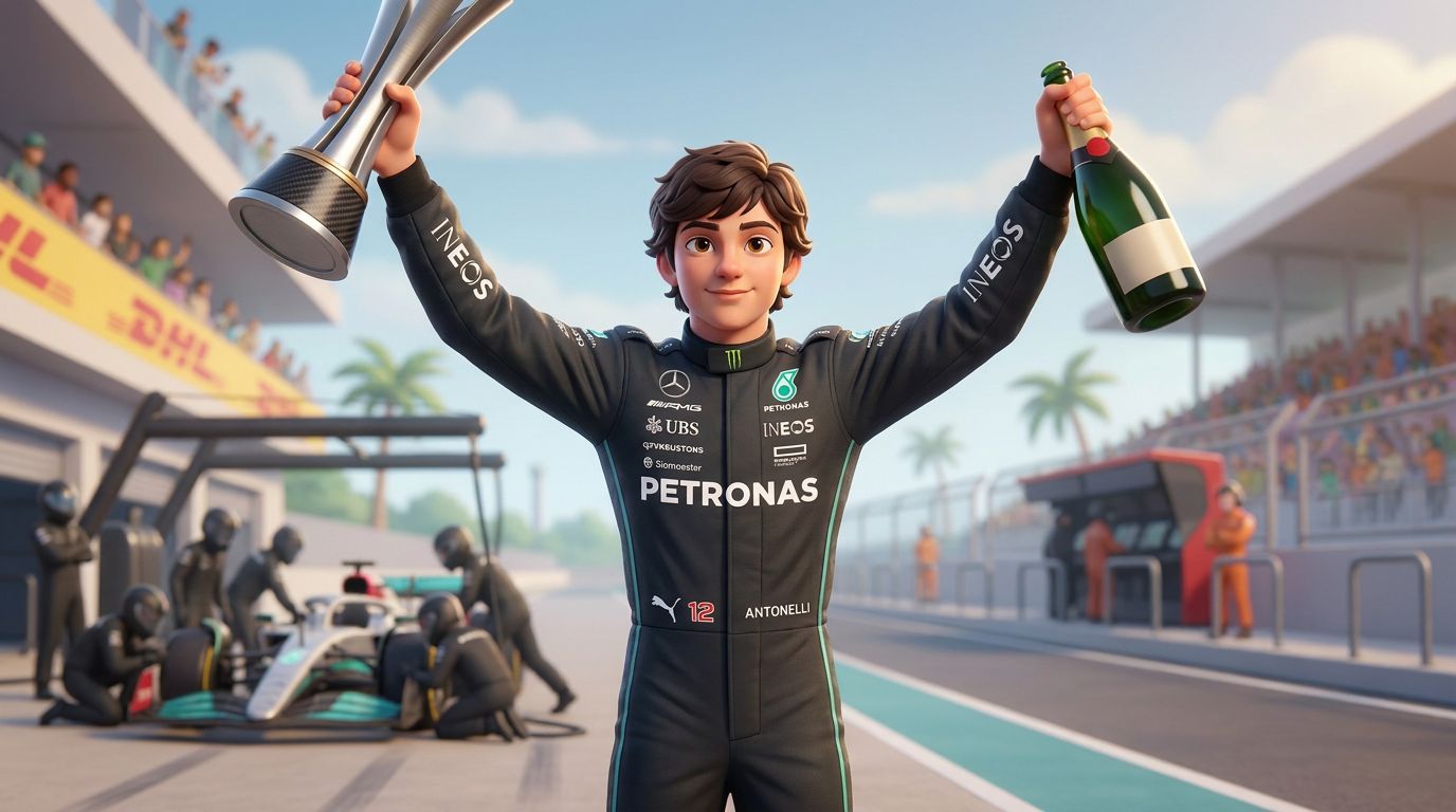 Kimi Antonelli holds off Norris for Miami victory