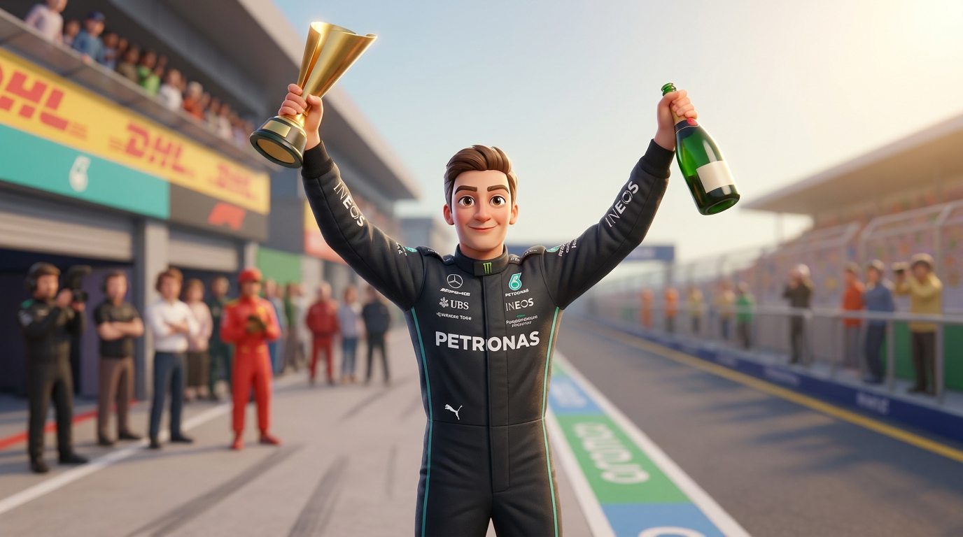 George Russell leads Mercedes sweep in Melbourne