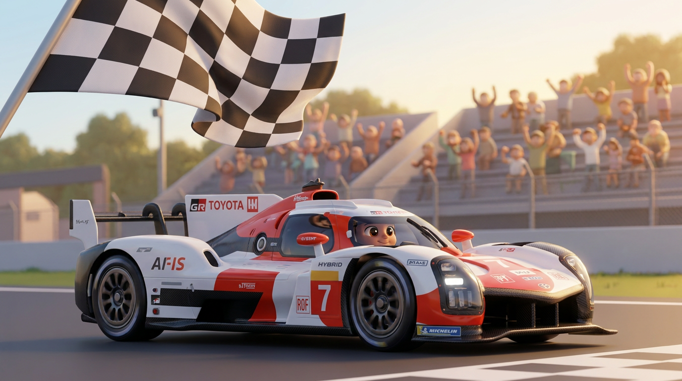 Toyota No. 7 wins Le Mans thriller