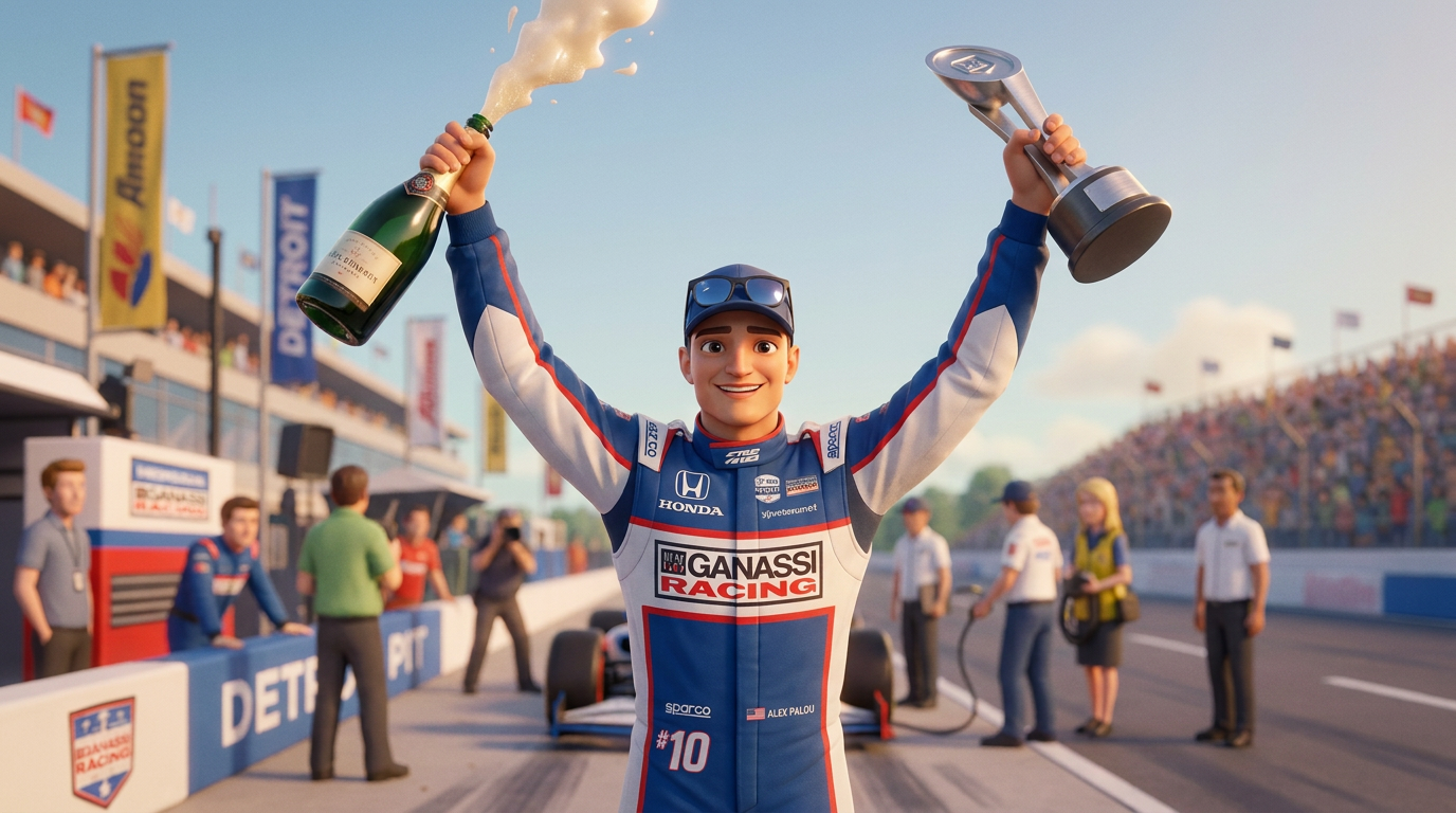 Alex Palou masters Detroit chaos for fourth win