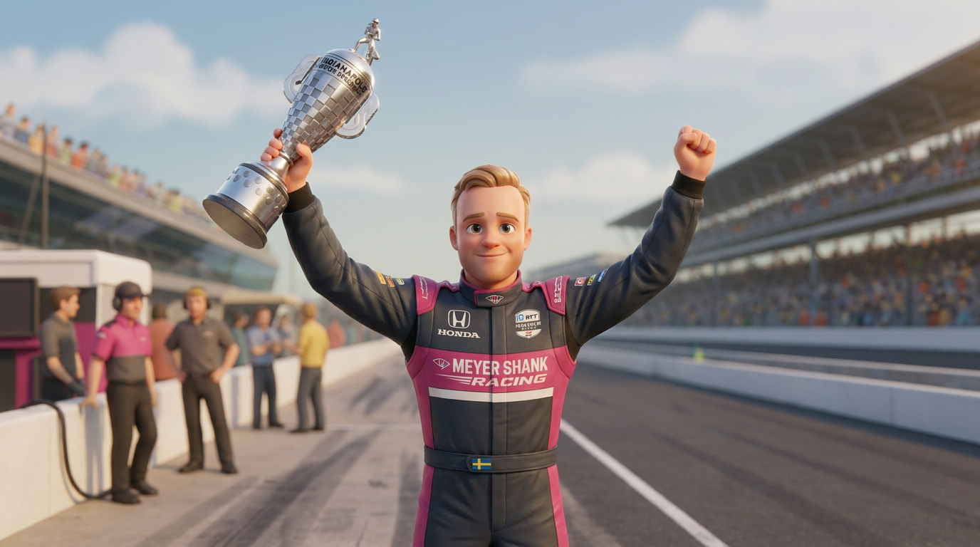 Felix Rosenqvist wins closest-ever Indianapolis 500