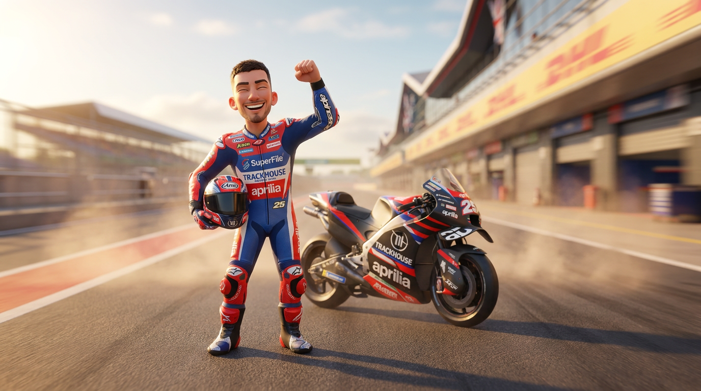 Fernández leads Aprilia sweep in British Grand Prix