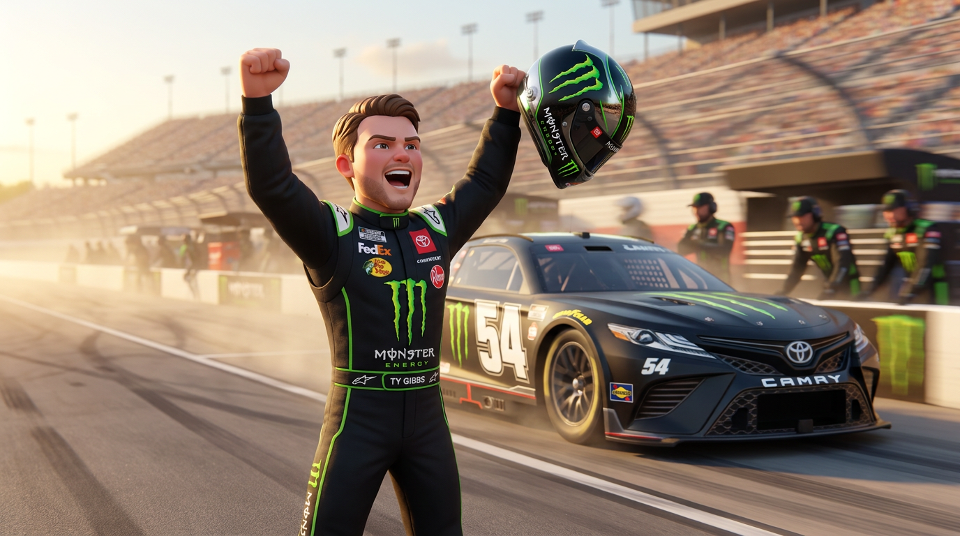 Ty Gibbs leads JGR sweep in Iowa Corn 350