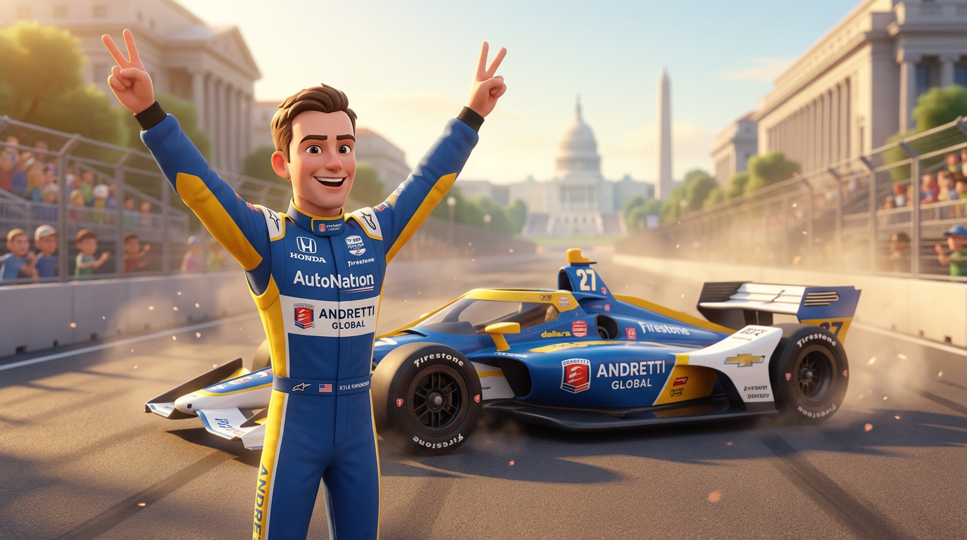 Kirkwood wins inaugural IndyCar race in Washington