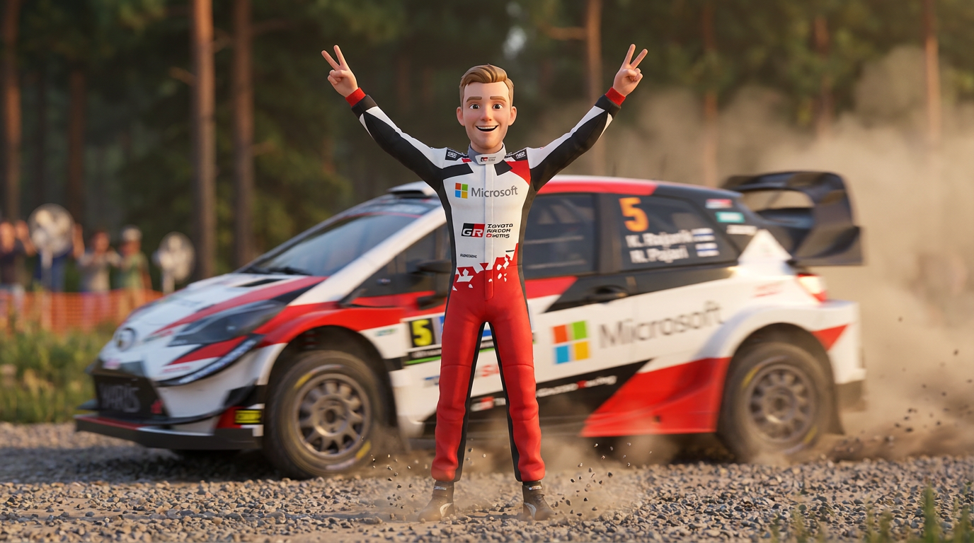 Pajari wins Rally Finland after Ogier’s late crash