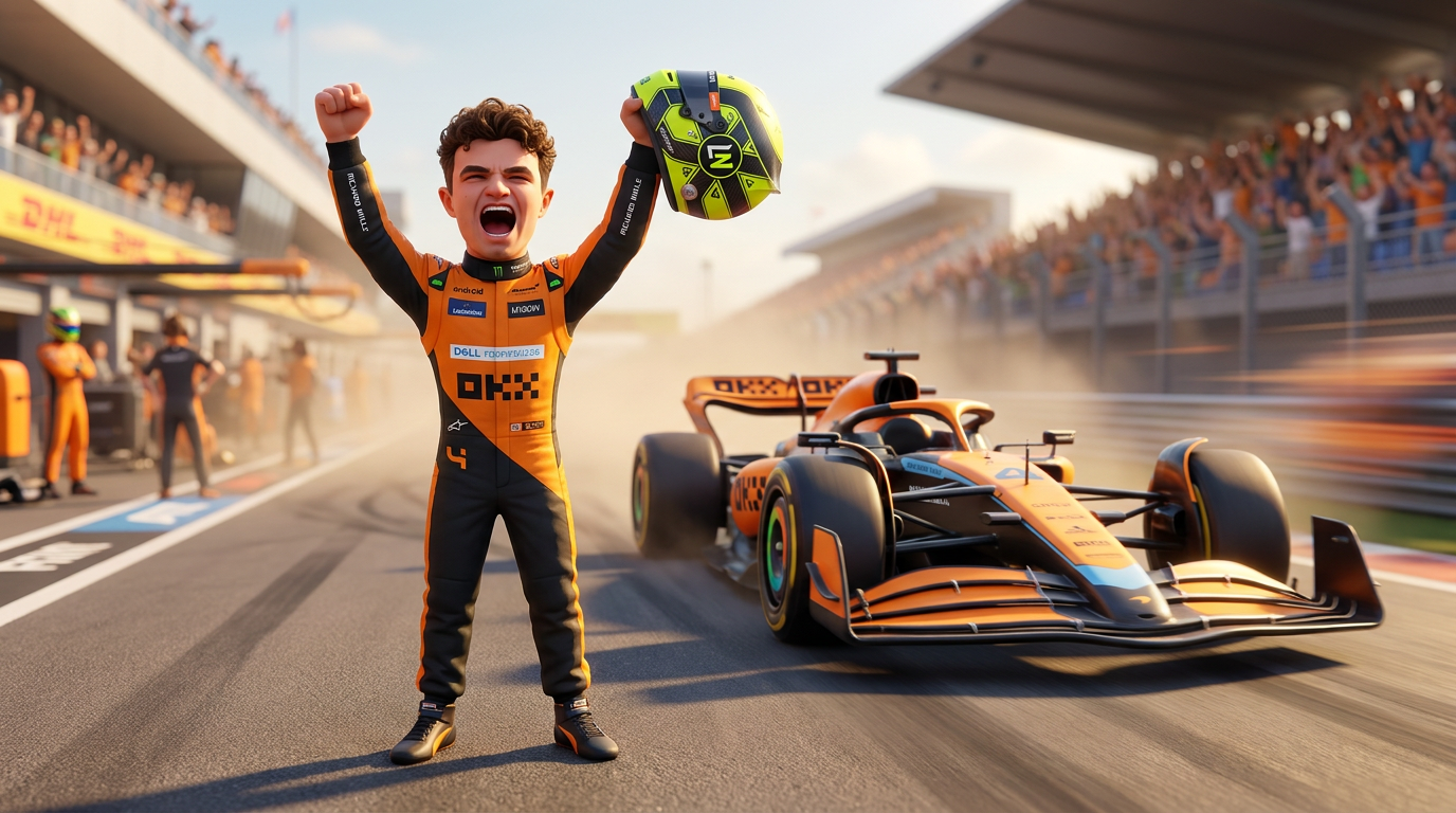 Norris wins Dutch Grand Prix ahead of Mercedes pair